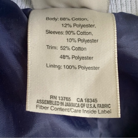 Vintage Doral Cigarettes Adult Coat Size Large Varsity Bomber Embroidery Logo - Picture 8 of 9